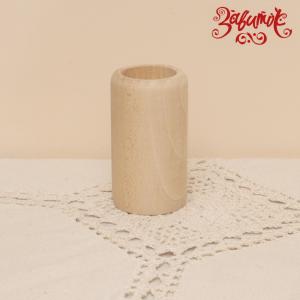 Подсвечник цилиндрический из дерева, 10 см - Заготовки для декупажа. Интернет-магазин Завиток
